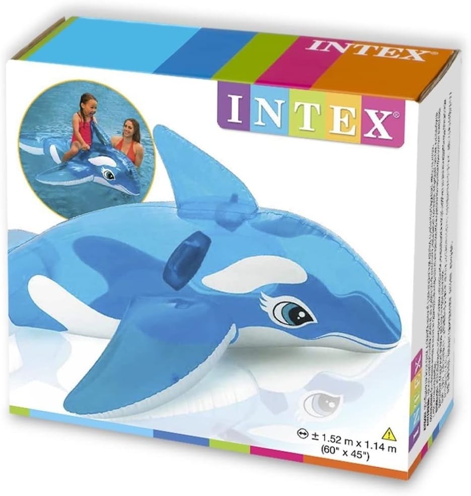 Intex Whale Ride-On Pool Float for Kids 58523NP