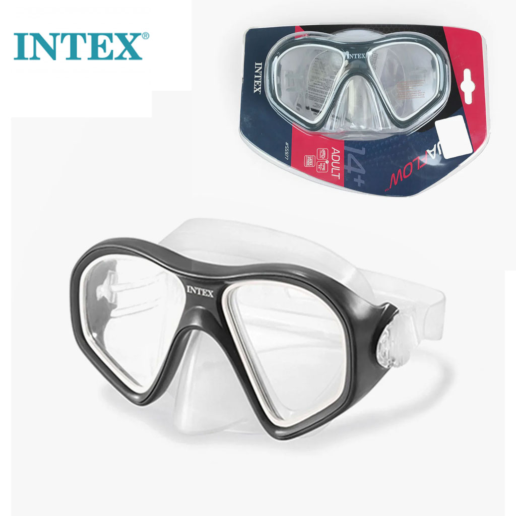 Intex Reef Rider 55648 Adult Snorkeling Set - Panoramic Mask and Snorkel