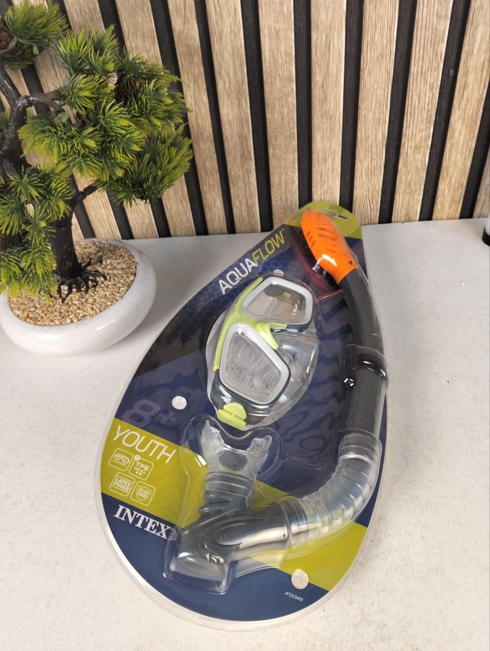 Kit de plongée junior (masque et tuba) anti-buée