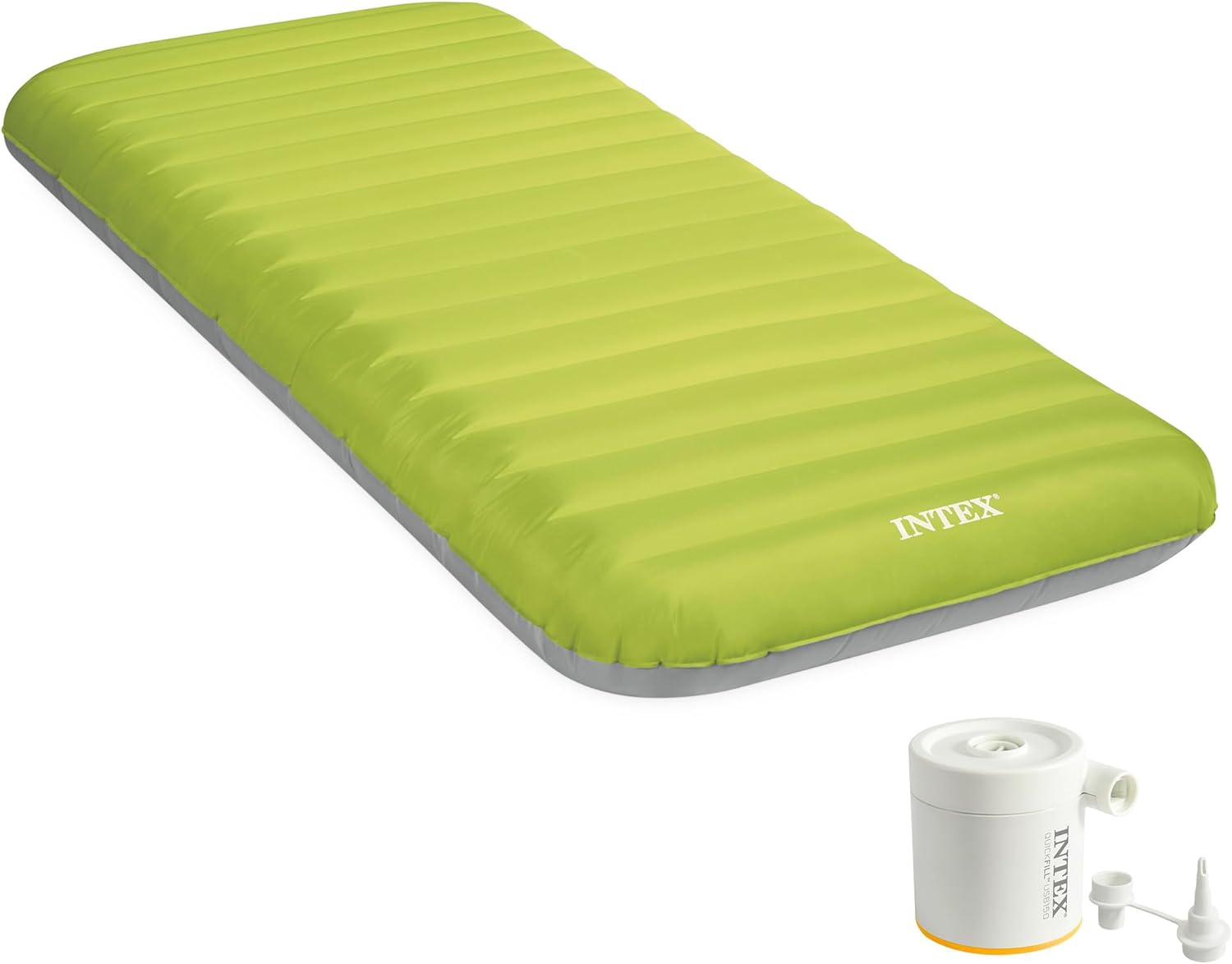 Matelas de camping gonflable Intex 64097NP Fiber-Tech avec pompe USB