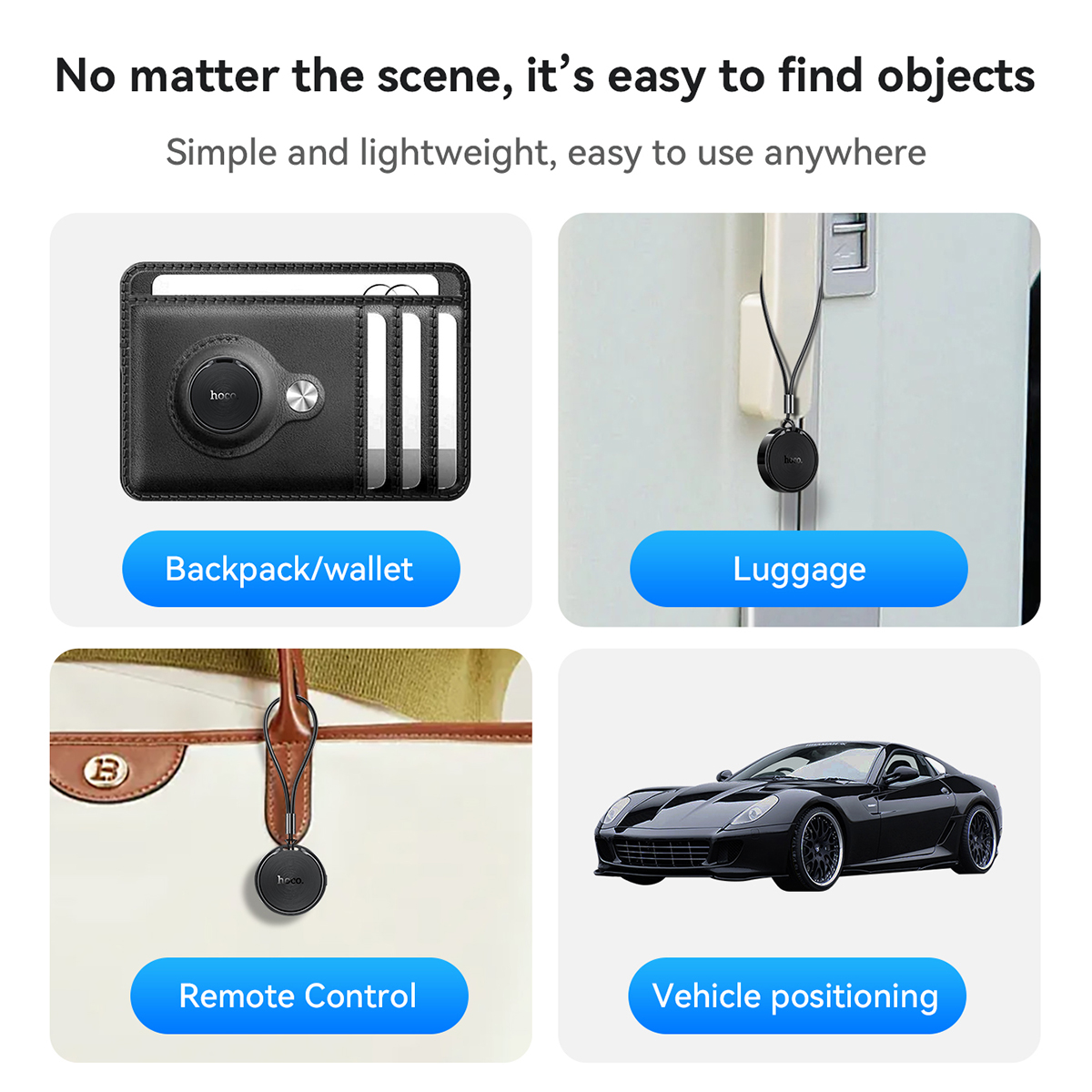 HOCO E96A Smart Tracker for Android via Google Find My Device