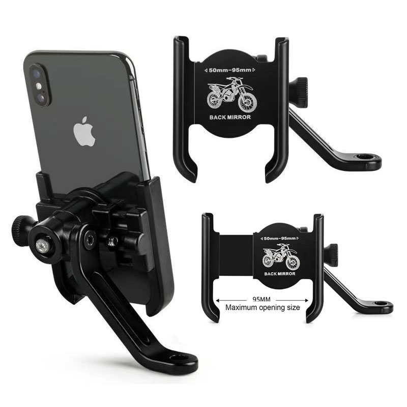Aluminum bike and motorcycle phone mount, eagle claw design