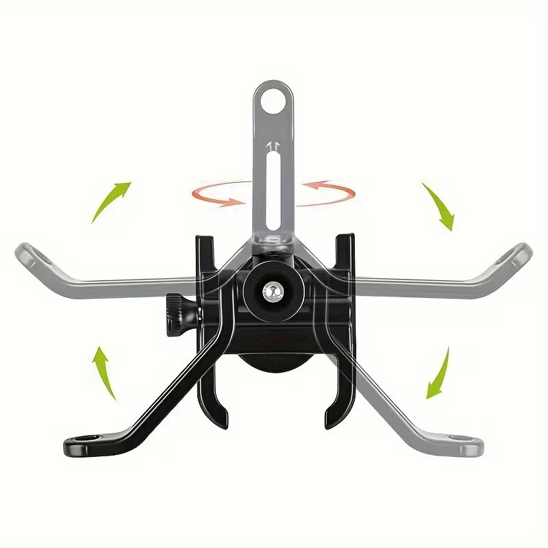 Aluminum bike and motorcycle phone mount, eagle claw design