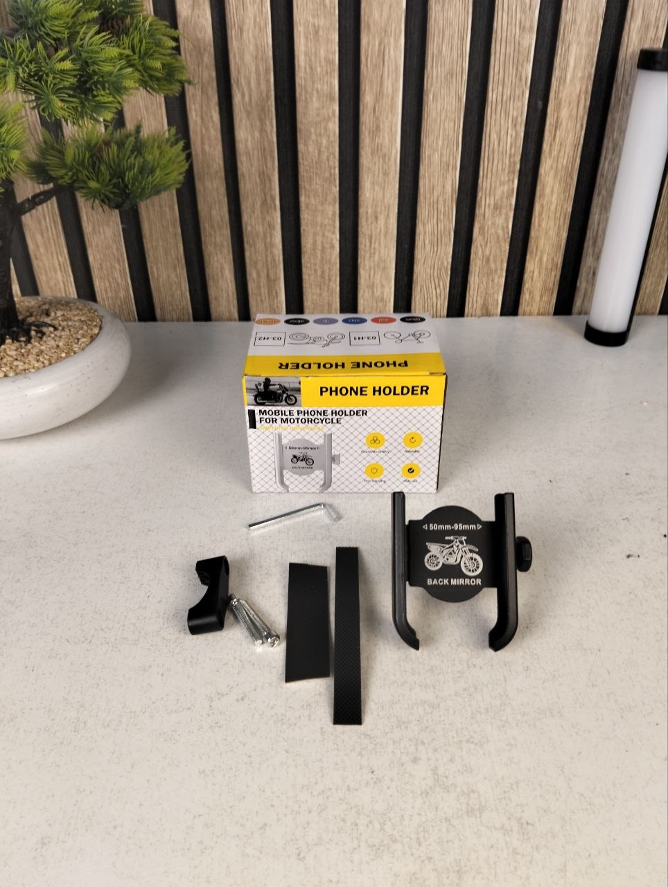 Aluminum bike and motorcycle phone mount, eagle claw design