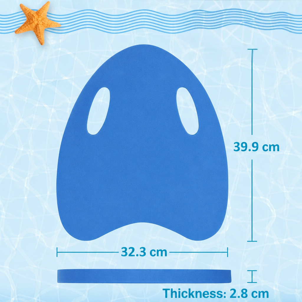 Planche de natation pour enfants avec poignées ergonomiques
