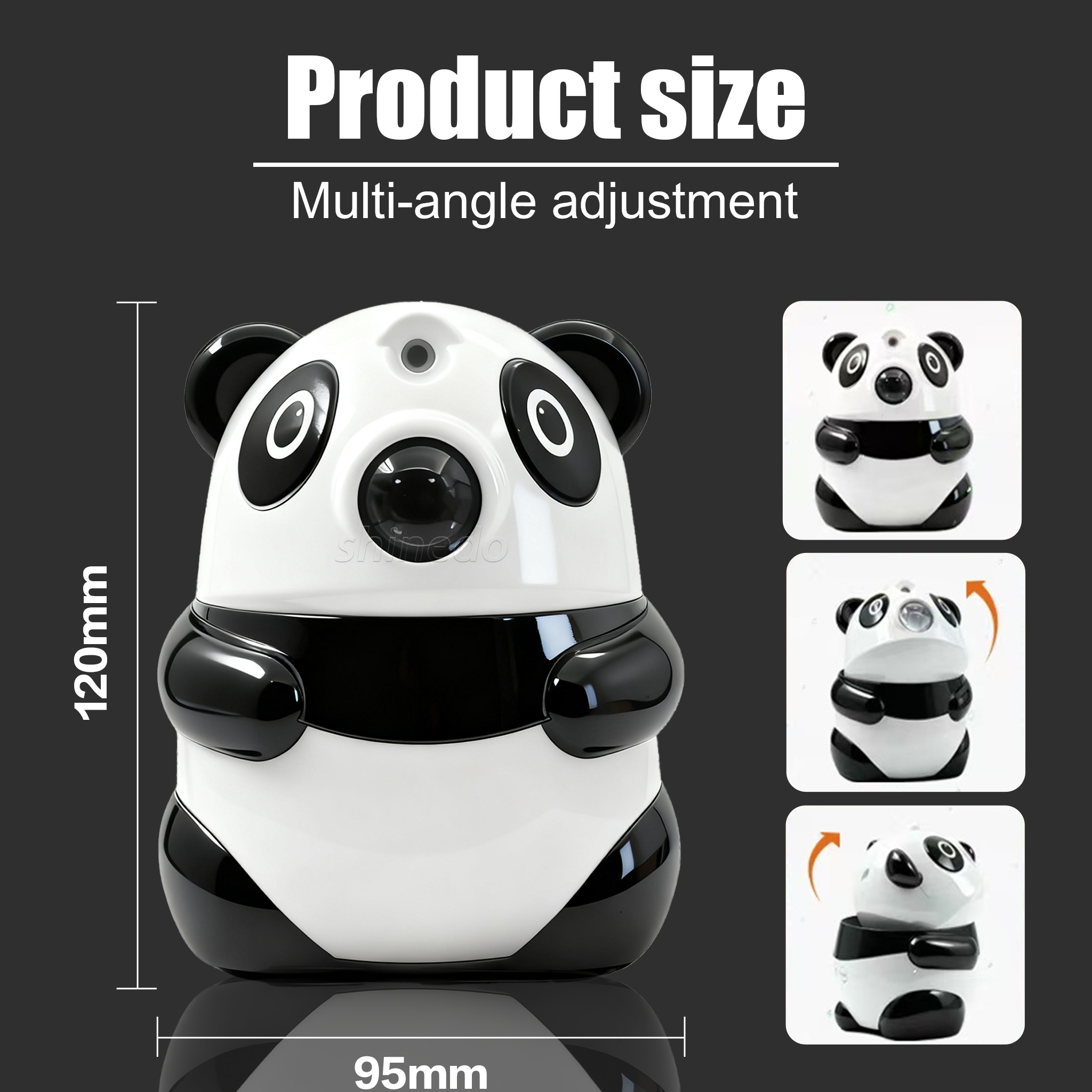 Smart Panda Galaxy Projector and Night Light with Bluetooth, 15 Light Effects