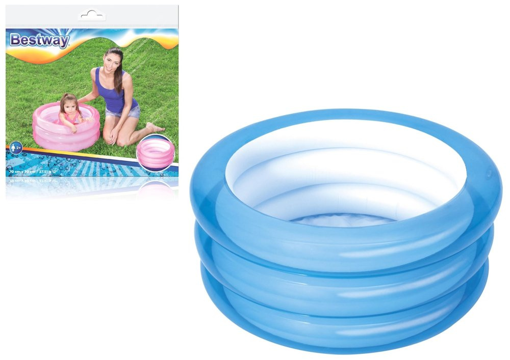 Piscine gonflable pour enfants Bestway 51033, 70x30 cm, 3 anneaux