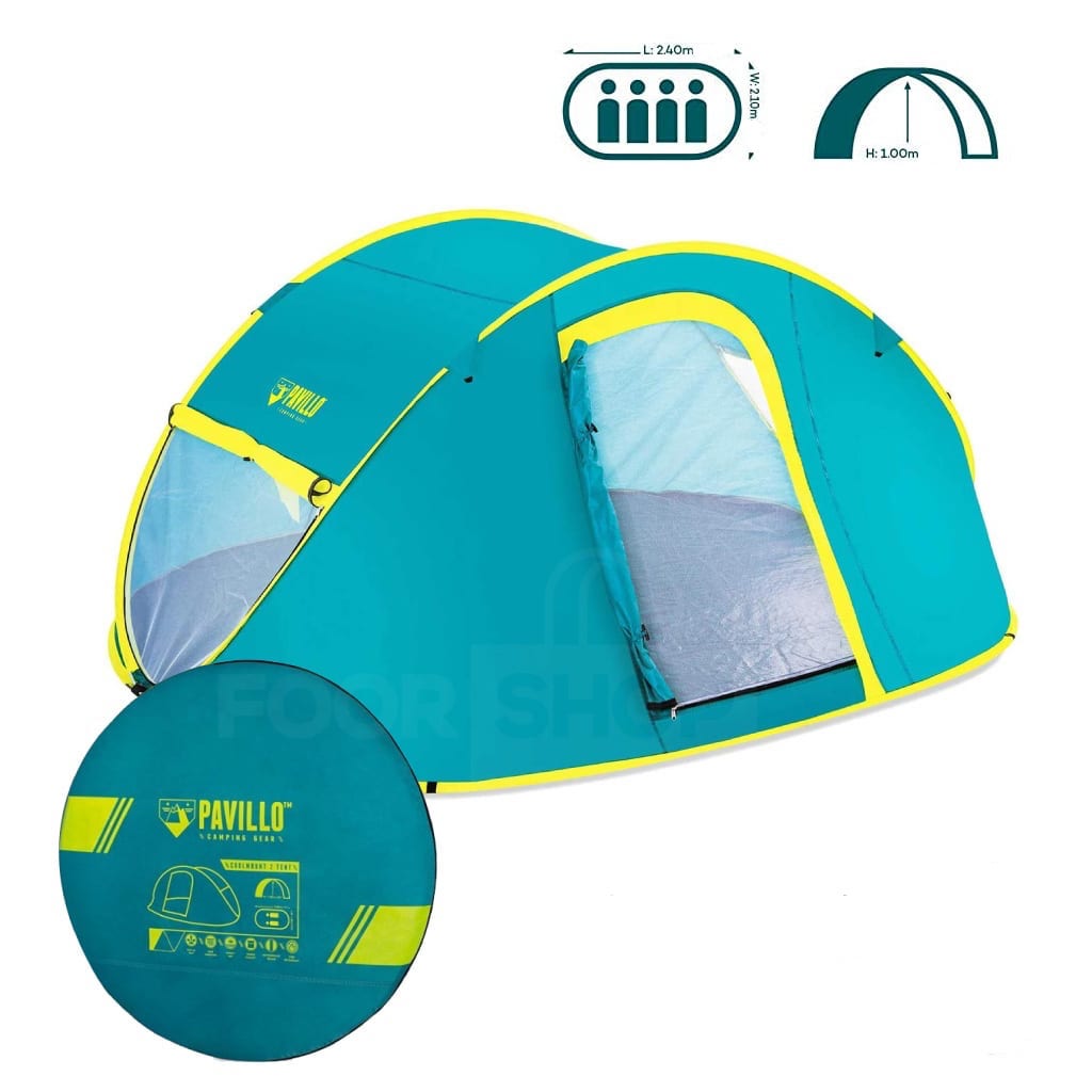 Tente De Randonnée 2 Personnes 235 x 145 x 100 cm Pavillo Bestway 68086